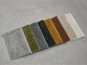 Jasnoszara rozkładana sofa z tkaniny szenilowej 228 cm Neyo – Bobochic Paris