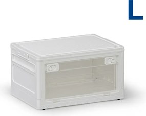 Składany regałowy pojemnik do przechowywania  L 37 l, 459x320x250 mm, biały