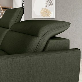 Narożnik MURILLO XL z elektryczną regulacją siedziska Prawostronny w tkaninie VOUGE 11 WERSAL