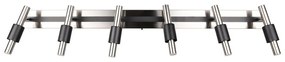 Czarna/w kolorze srebra lampa punktowa LED 20,5x120 cm Ikaris – Trio Select