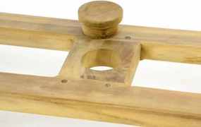 Stół owalny ogrodowy DIVERO - wysuwany - 170/230 cm