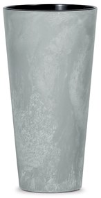 Donica ogrodowa wysoka Tubus Slim Beton Effect 48 cm beton PROSPERPLAST