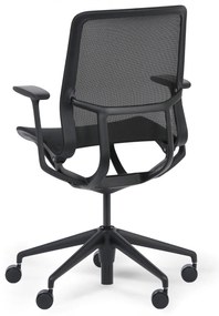 Krzesło biurowe ELVI, czarny