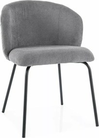 Krzesło do jadalni KEVIN VARDO szare