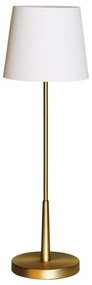 ByRydens 4002740-6501 - Lampa stołowa LUMI 1xE27/8W/230V biała/złota 68,5 cm