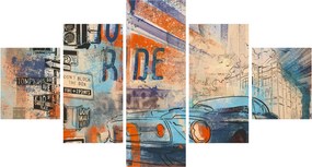 Obraz - Urodzony by jeździć (125x70 cm)