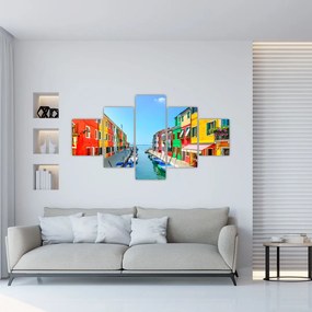 Obraz - Wyspa Burano, Wenecja, Włochy (125x70 cm)