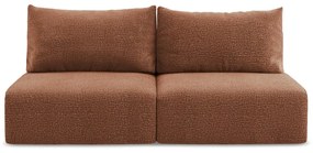 Ceglasta rozkładana/ze schowkiem sofa 216 cm Kalena – Makamii