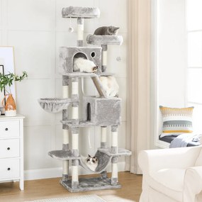 Drapak dla kota PANTHER, 60x50x206cm, szare Feandrea