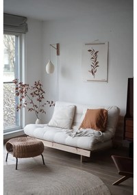 Szara rozkładana sofa 140 cm Roots – Karup Design