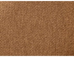 Pomarańczowe tapicerowane łóżko dwuosobowe ze stelażem 180x200 cm Romane – Bobochic Paris