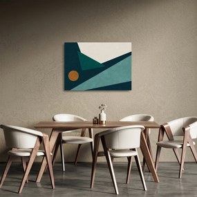 Obraz na szkle - Abstrakcja kubistyczna (70x50 cm)