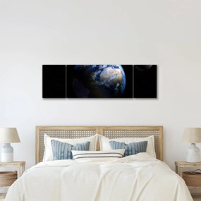 Obraz Ziemi i Księżyca (170x50 cm)