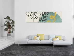 Obraz - Arkusze abstrakcyjne N⁰1 (170x50 cm)