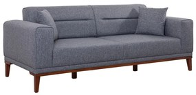 Ciemnoszara rozkładana sofa 223 cm Liones – Artie