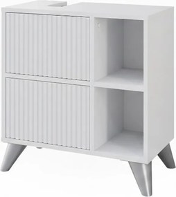 Szafka pod umywalkę biały 60x30x62 leano