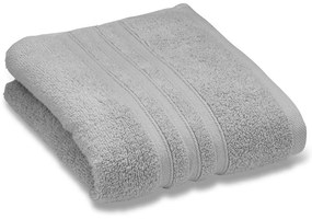 Jasnoszary bawełniany ręcznik kąpielowy frotte 70x120 cm Zero Twist – Catherine Lansfield