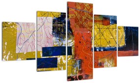 Obraz - Abstrakcja (125x70 cm)