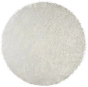 Biały okrągły dywan Flair Rugs Sheepskin, ⌀ 120 cm