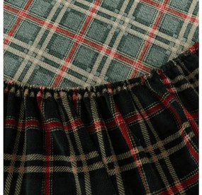 PrzytulneMieszkanie.pl Prześcieradło z mikropluszu GLENMOORE 90x200 cm zielone