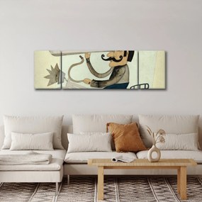 Obraz - Astronom na rowerze (170x50 cm)