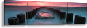 Obraz - Skały w morzu (170x50 cm)