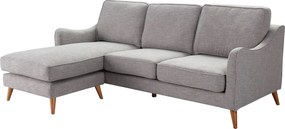 Sofa narożna Venuste linen grey