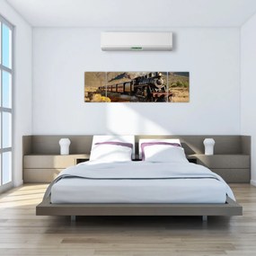 Obraz - Lokomotywa parowa (170x50 cm)