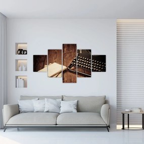 Obraz maszyny do pisania (125x70 cm)