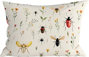 Polibawełniana poszewka na poduszkę INSECTA POLY 50x70 cm, kolorowa