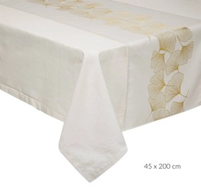 Bieżnik na stół ze złotym wzorem, 45 x 200 cm
