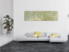 Obraz - Claude Monet, The Willows, reprodukcje (170x50 cm)