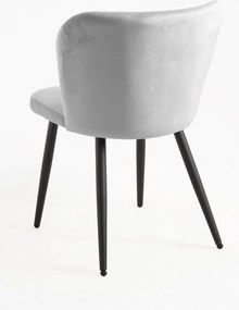 Zestaw 4 Krzese Luk Aksamitne