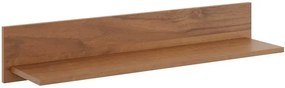 Minimalistyczna Pólka Ścienna W Kolorze Orzech F1-F16