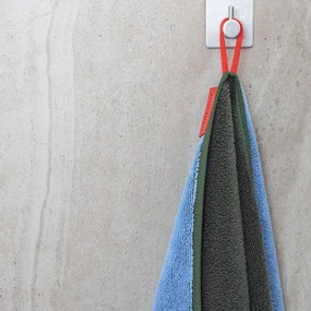 Ciemnozielono-niebieski ręcznik z bawełny organicznej frotte 50x90 cm Soft – Mette Ditmer Denmark