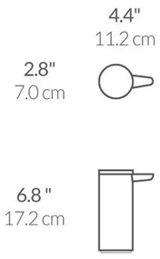 Simplehuman Bezdotykový dozownik mydła 266 ml,ładowalny, matowa czarna stal