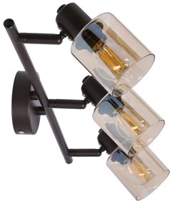 Lampa sufitowa ze szklanym kloszem 9x58 cm Agra – Candellux Lighting