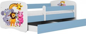 Łóżko dla chłopca z barierką mix 80x160 Z2-L39