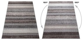 Dywan nowoczesny Perlage Pasy szaro-beżowy 160 cm x 230 cm