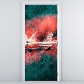 Fototapeta na drzwi - Wybuch w nafcie (95x205cm)