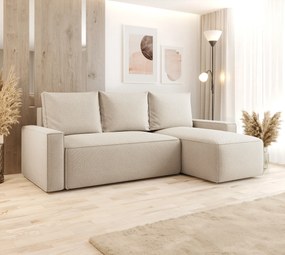 Jasnobeżowy narożnik rozkładany D4-S78