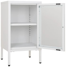 Biała metalowa witryna 38x70 cm Dalby – House Nordic