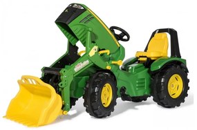 John deere traktor na pedały x-trac premium łyżka ciche koła rolly toys