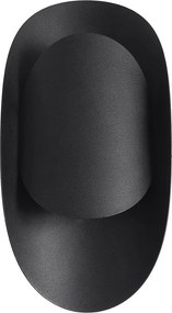 Kinkiety Nowoczesny Tear, Stal - 1 Źródło - L.13 X H.30 Cm - Czarny