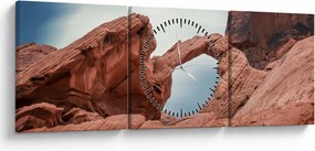 Obraz - Nevada (z zegarem) (90x30 cm)