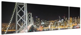 Obraz Brooklyn Bridges i Nowego Jorku (170x50 cm)