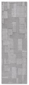 Szary wełniany chodnik tkany ręcznie 80x250 cm Wilhelmine – Villeroy&amp;Boch