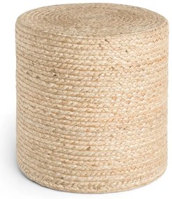 Puf w naturalnym kolorze Jutta Gold – Hanse Home
