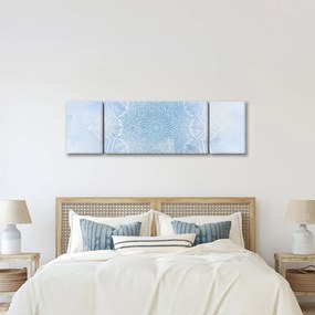 Obraz - Zimowa mandala (170x50 cm)