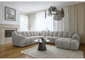 Jasnoszary narożnik (lewostronny/w kształcie litery U) Shell – Miuform